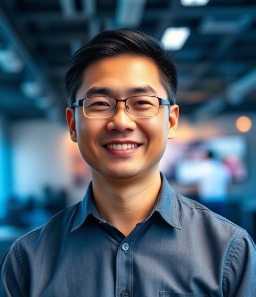 新光棍影院技术副总裁王志宏个人肖像照片